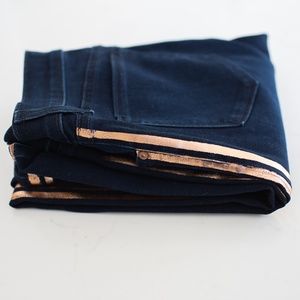 Principle Denim with Gold Detail